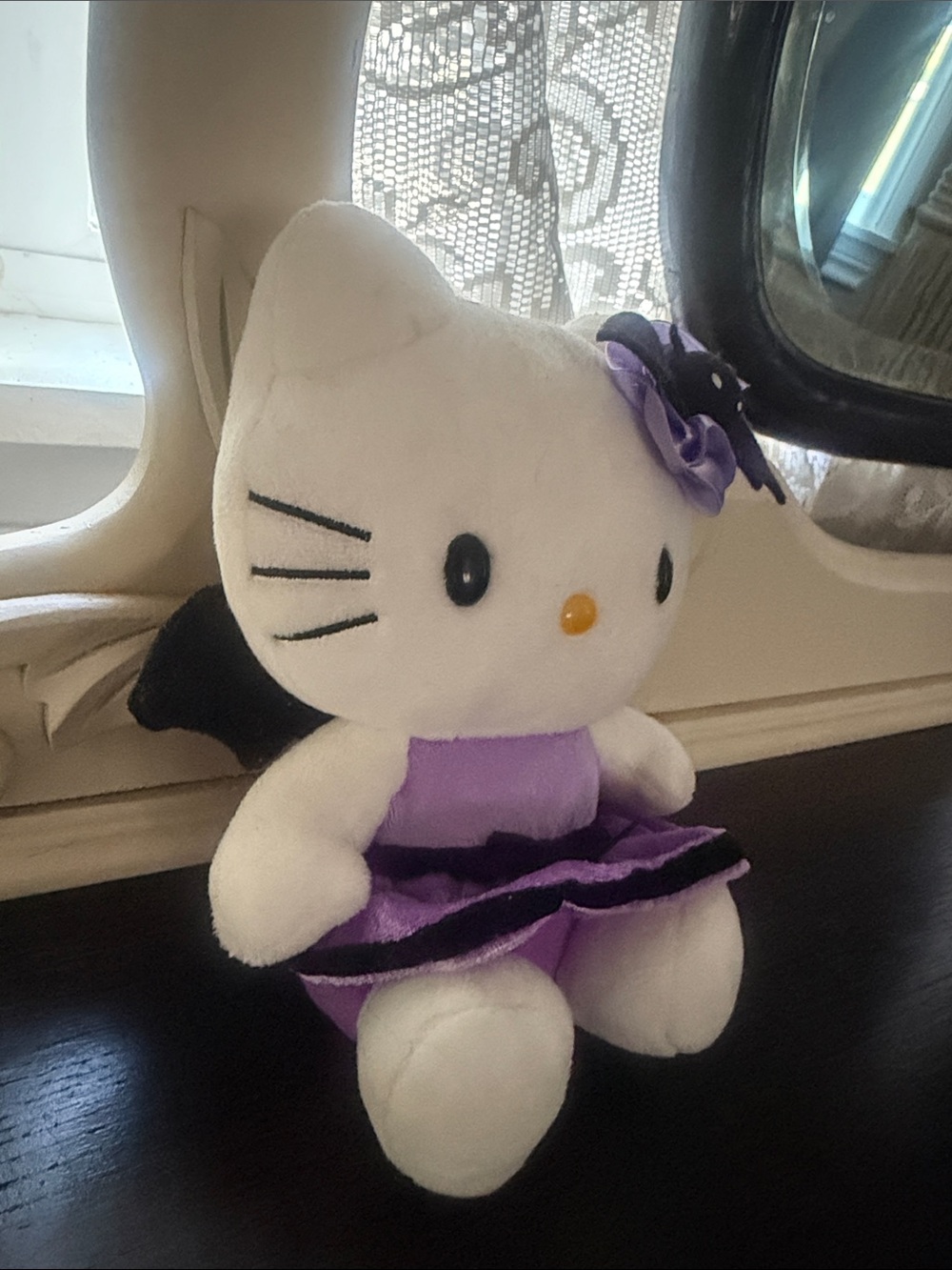 Hello Kitty White and Purple Bat Costume Plush - Picture 2 of 7